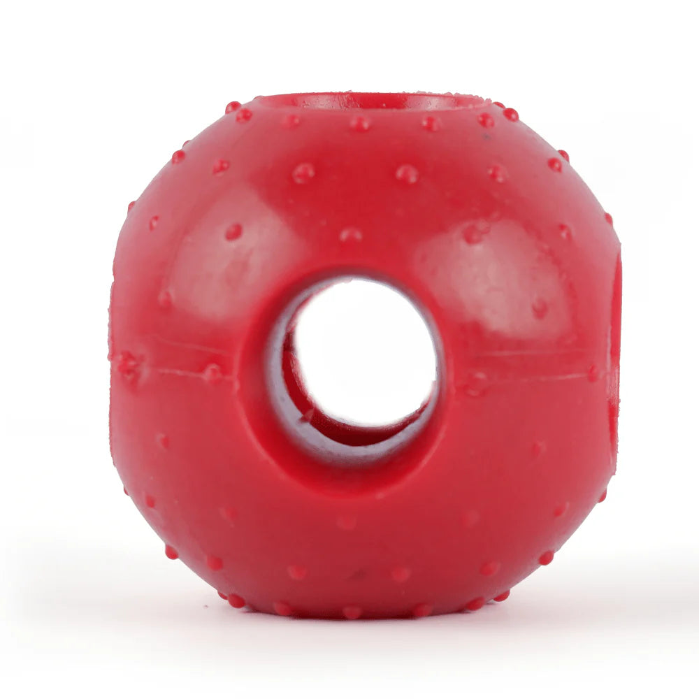 Toxic Rubber Hole Chew Toy Ball