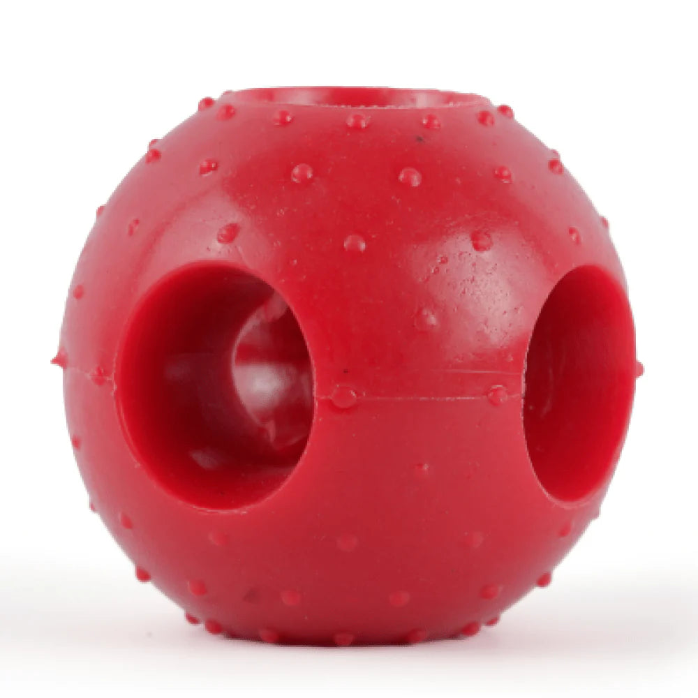 Toxic Rubber Hole Chew Toy Ball