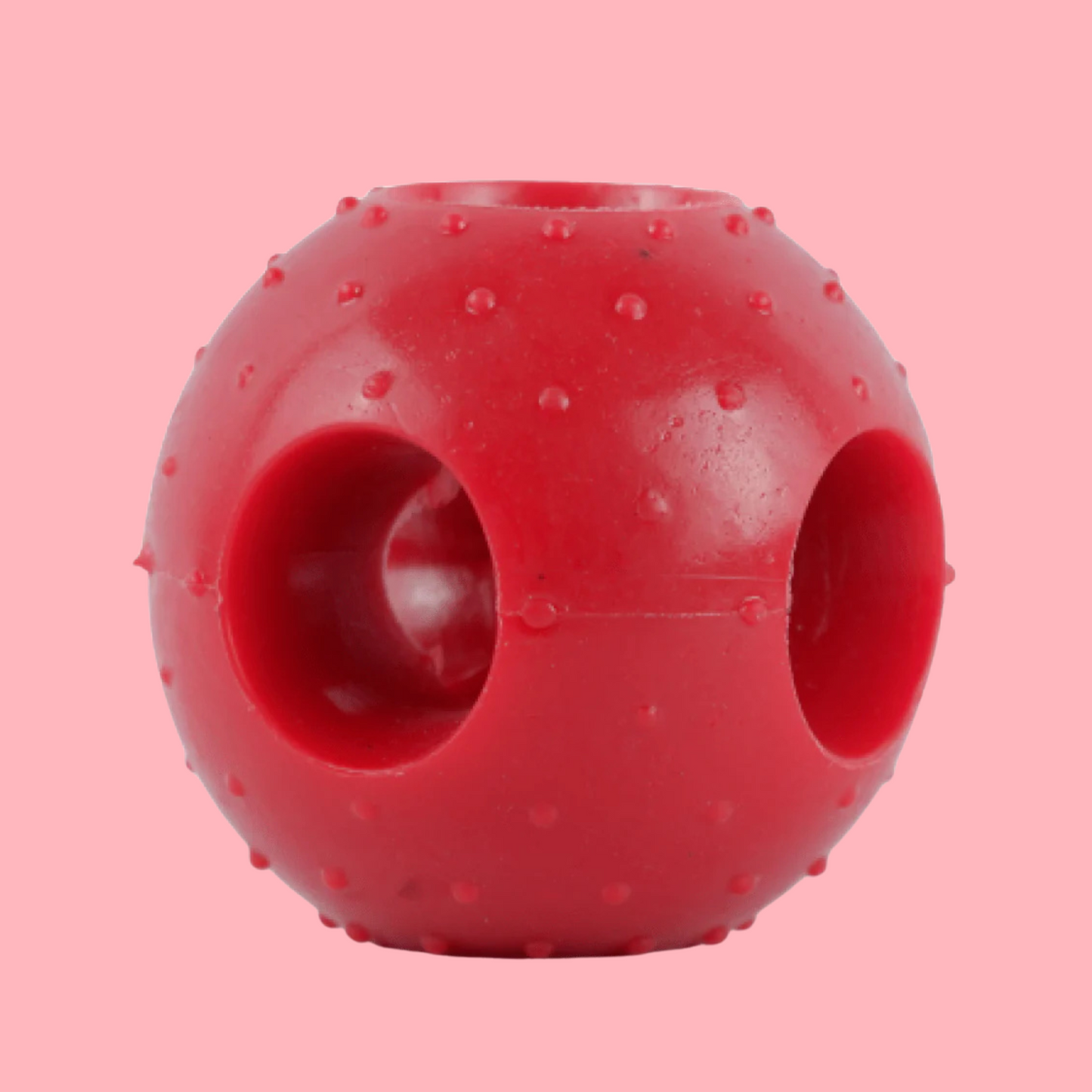Toxic Rubber Hole Chew Toy Ball